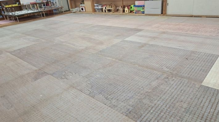 学童保育たたみ工事